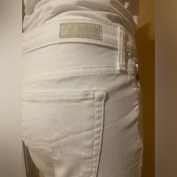 Ag Adriano Goldschmied White Skinny Jeans excellent condition like new - Picture 6 of 13